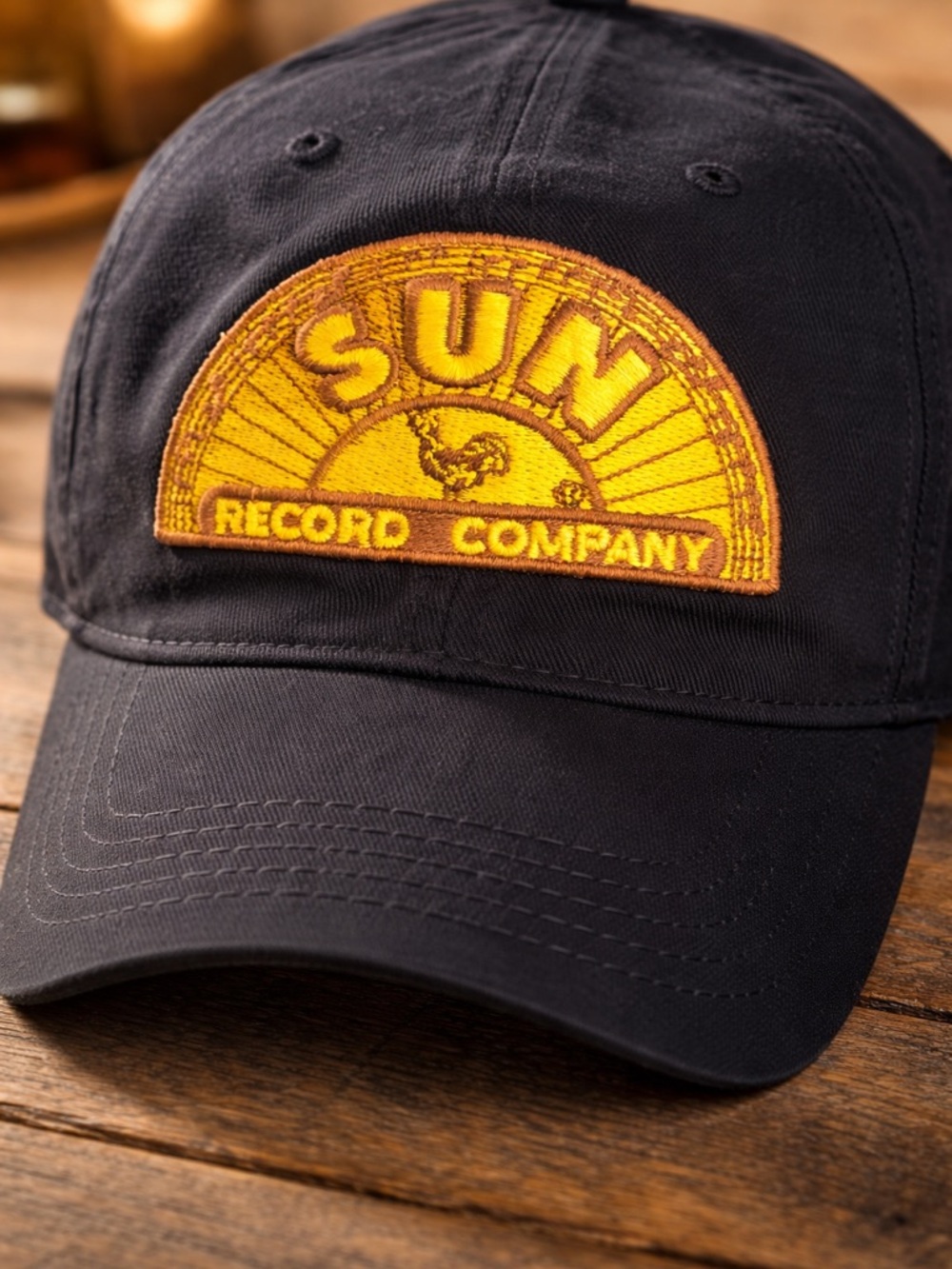 Sun Record Company  Black Baseball Cap